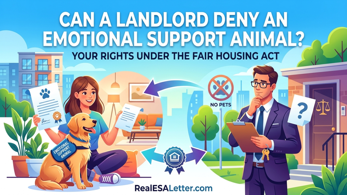 Can a Landlord Deny an Emotional Support Animal? Your Rights Under the Fair Housing Act