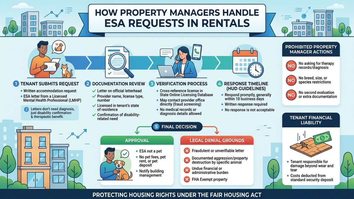 How Property Managers Handle ESA Requests in Rentals