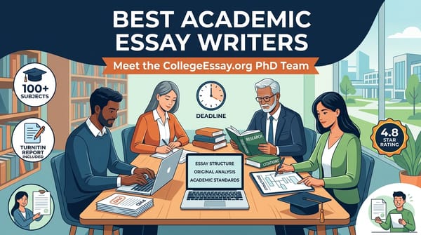 Best Academic Essay Writers: CollegeEssay.org PhD Team