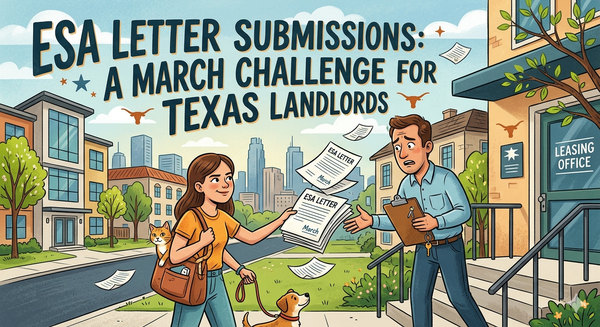 Rising ESA Letter Submissions Challenge Texas Landlords This March