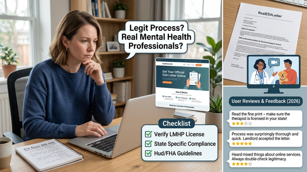 Is RealESALetter Legit? Honest Review of ESA Letter Services in 2026